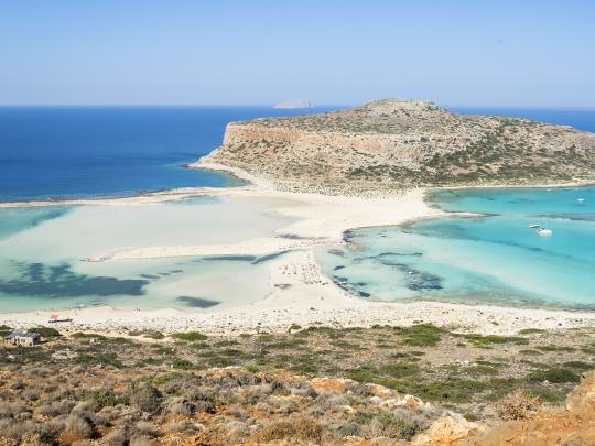 Balos Strand, Strand bei Chania Villen (großes Bild)